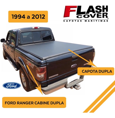 Capota Mar Tima Ford Ranger Cd A Flash Cover Lona